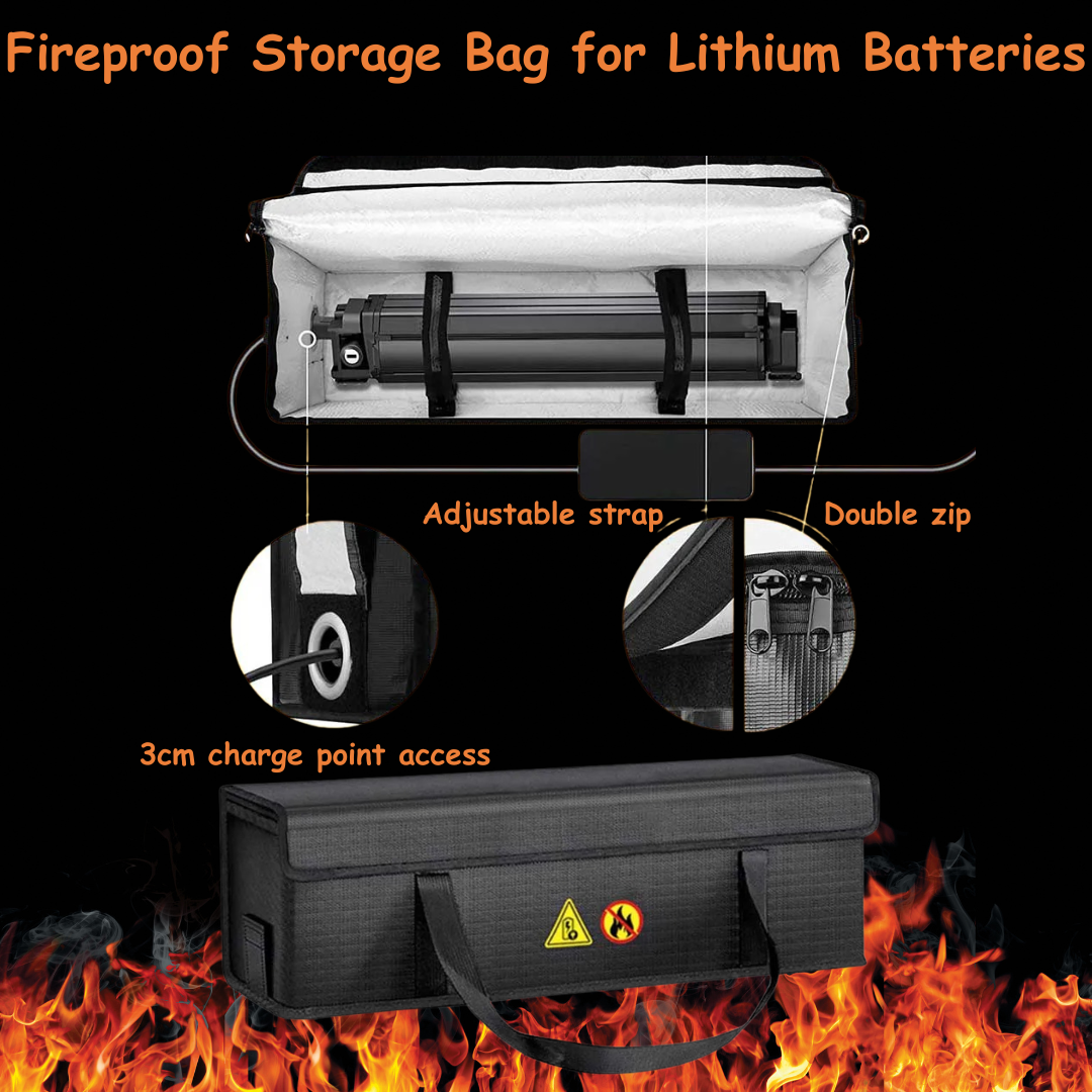 Portable Fireproof Lithium Battery Storage Bag
