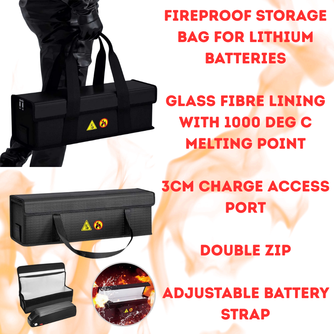 Portable Fireproof Lithium Battery Storage Bag