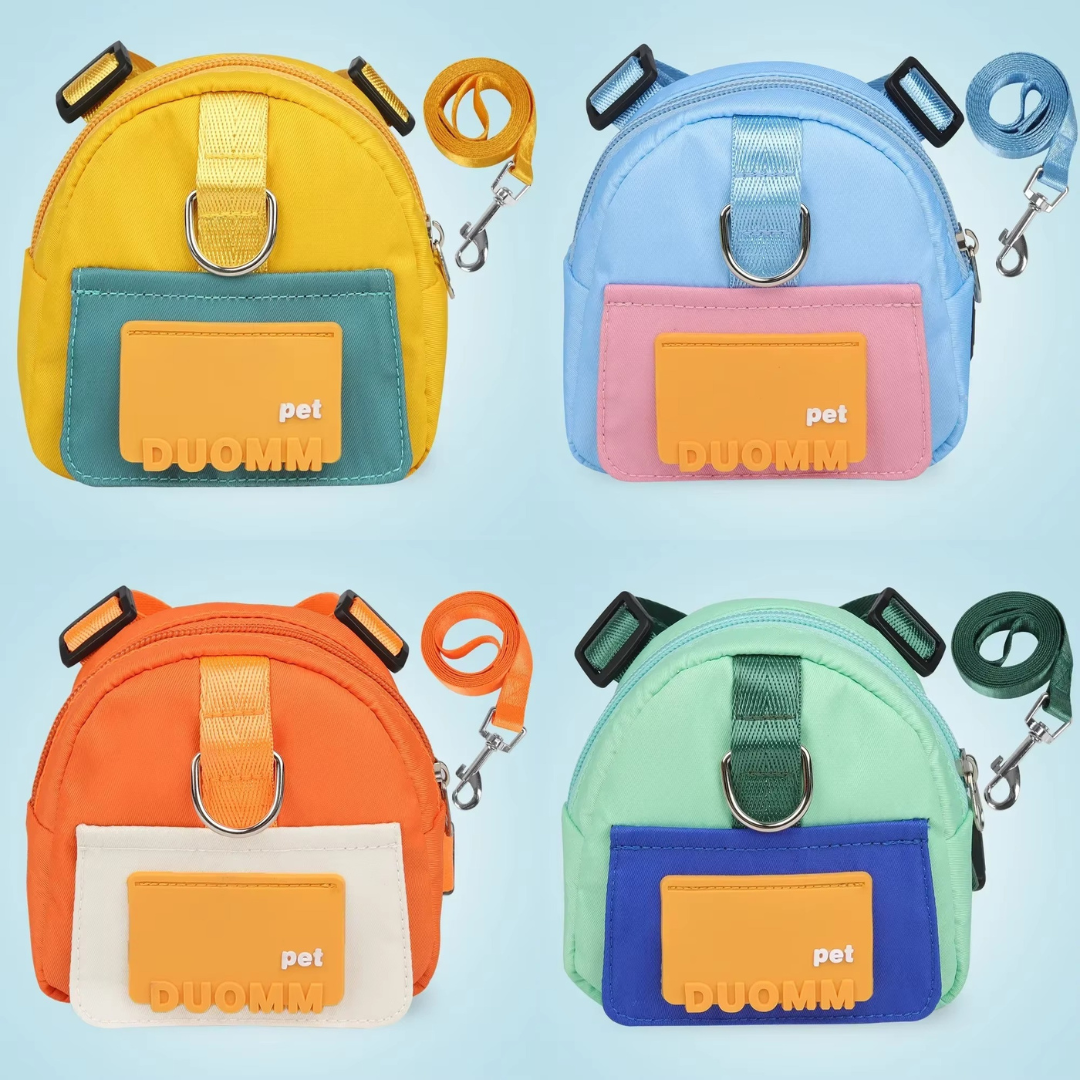 Multifunction Pet Backpack With Adjustable Harness